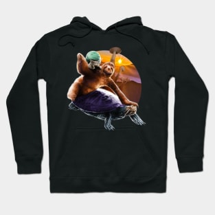 Sloth Turtle Snail Hoodie